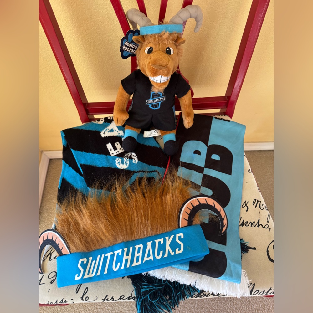 Colorado Swings Switchback Lot - 3 Scarfs, Ziggy Headband & Ziggy Stuffed Animal - Picture 2 of 3